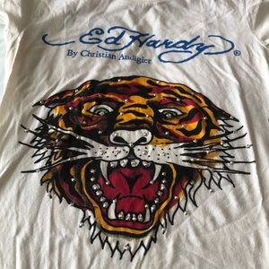 Ed Hardy T-shirt Tiger Head